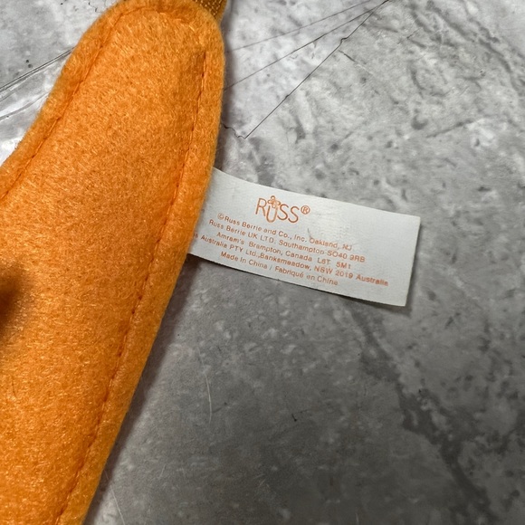 Orange Owl bib/hat costume prop - Picture 4 of 5